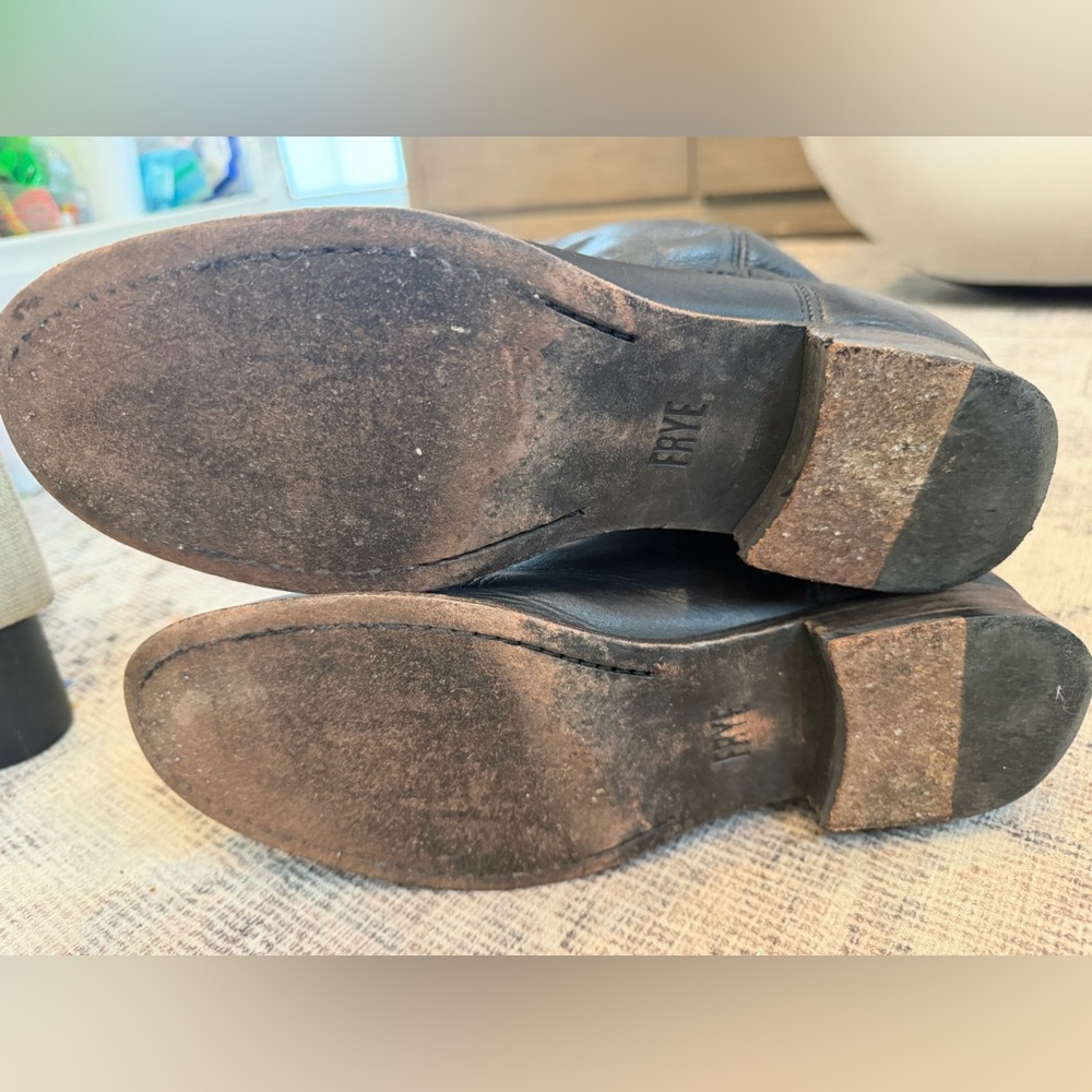 Frye Women's Cara Roper Tall Boots size 9 Black - Picture 12 of 15